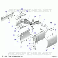 ENGINE, EXHAUST SYSTEM