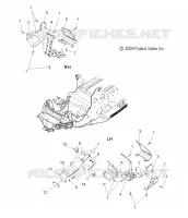 CHASSIS, FOOTRESTS AND CLUTCH GUARD
