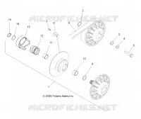 DRIVE TRAIN, SECONDARY CLUTCH