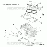 CYLINDER AND PISTON
