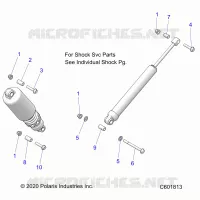 REAR SUSPENSION SHOCKS MNTG.
