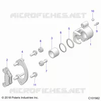 BRAKES, REAR CALIPER