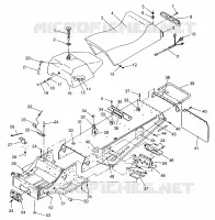 TUNNEL AND SEAT ASSEMBLY LITE 0943433,STARLITE 0943427 AND  LITE DELUXE 094 (4924992499001A)