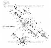 DRIVE TRAIN, MAIN GEARCASE INTL COMP 1 (BUILT 10/15/08 AND BEFORE)
