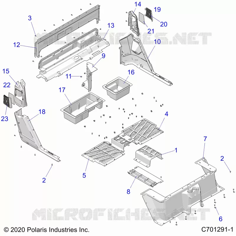 FLOOR, REAR