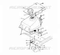 FUEL TANK ASSEMBLY 250 6X6 / W928727 (4922842284004A)