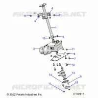 STEERING POST  AND EPS