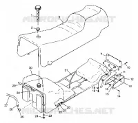 SEAT   GAS TANK