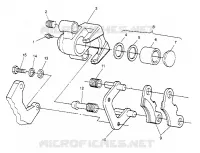 FRONT BRAKE TRAIL BLAZER W947221 (4926832683B002)