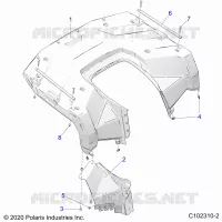REAR BODYWORK CAB