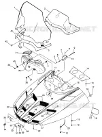 HOOD ULTRA TOURING 0975378 AND EUROPEAN ULTRA TOURING E975378 (4938133813A013)