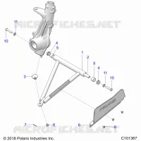 SUSPENSION, A-ARM AND STRUT MOUNTING