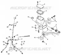 CONTROLS-MASTER CYLINDER/BRAKE LINE XPLORER 300 W98CC28C (4945264526B010)