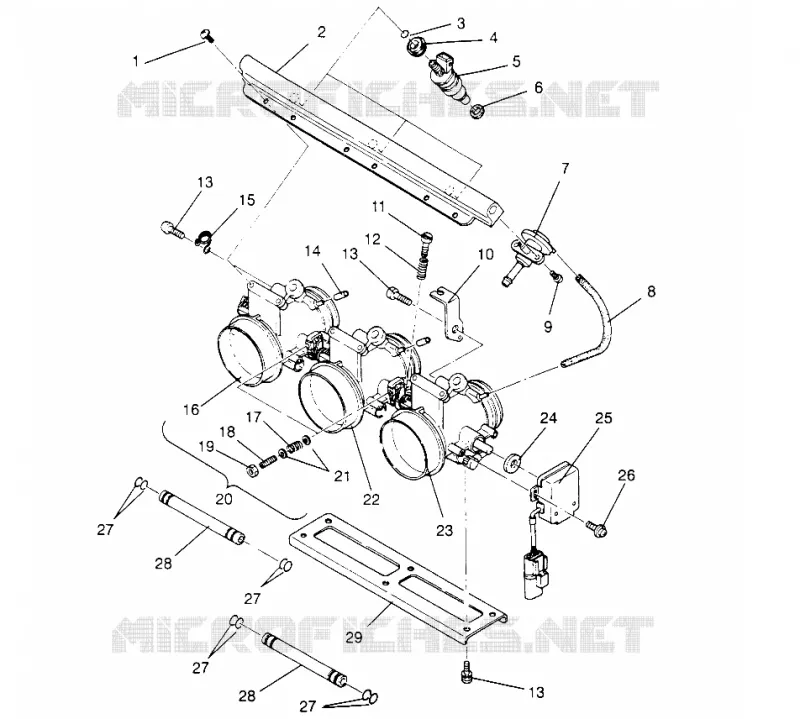 THROTTLE   ASSEMBLY RXL 0966768 (4932033203C014)