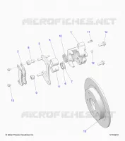 BRAKES, REAR CALIPER