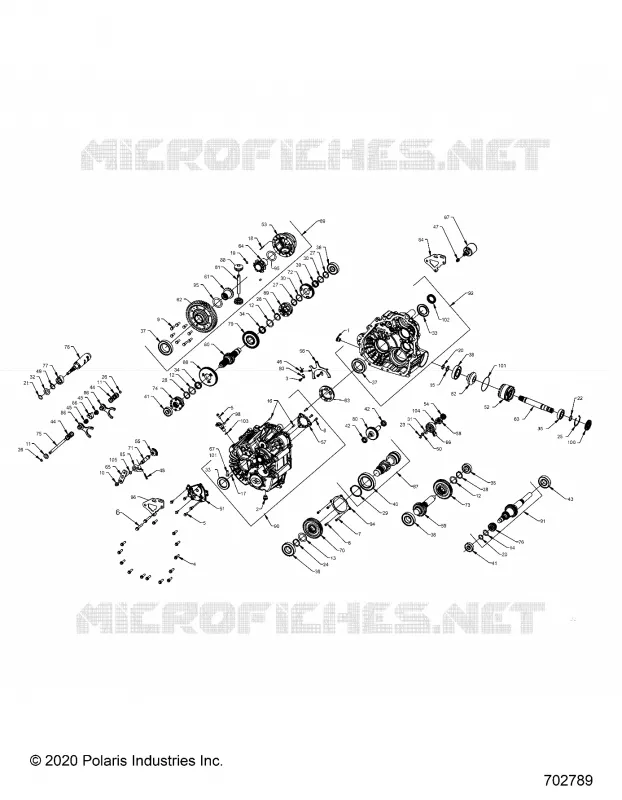 DRIVE TRAIN, MAIN GEARCASE INTERNALS