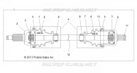DRIVE TRAIN, FRONT HALF SHAFT