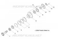DRIVE TRAIN, GEAR SHAFT OUTPUT