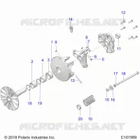 DRIVE TRAIN, PRIMARY CLUTCH