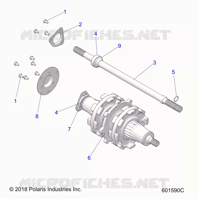 DRIVE TRAIN, JACKSHAFT AND DRIVE SHAFT