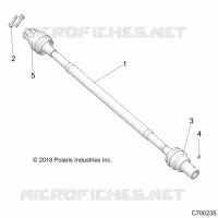 DRIVE TRAIN, REAR PROP SHAFT