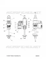 SUSPENSION, FRONT SHOCK TRACK, VELOCITY