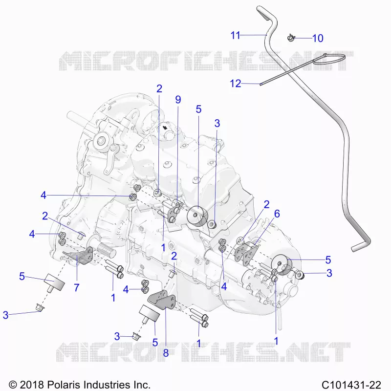 ENGINE, MOUNTING AND TRANSMISSION MOUNTING