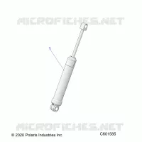 SUSPENSION, REAR SHOCK TRACK (7045495)