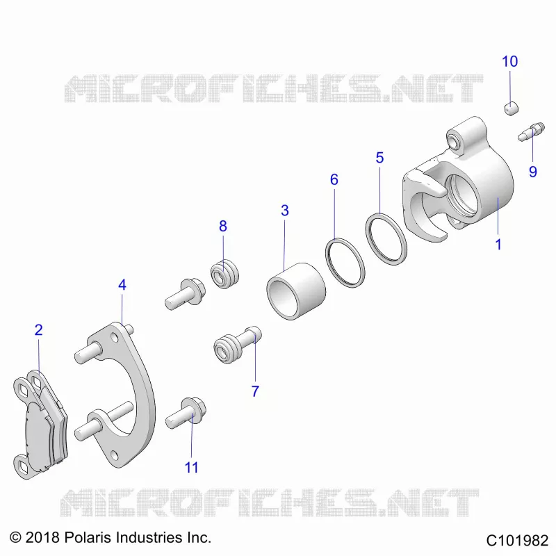 BRAKES, REAR CALIPER