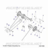 SUSPENSION, REAR TORQUE ARM