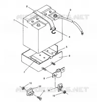 BATTERY BOX ASSEMBLY LITE DELUXE/0933431 (4922972297027A)