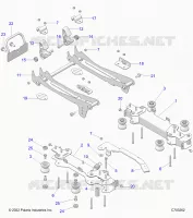SEAT MOUNTING, FRONT