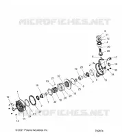 DRIVE TRAIN, FRONT GEARCASE INTERNALS