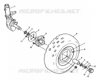 FRONT WHEEL SPORT 400L W98BA38C (4947234723B003)