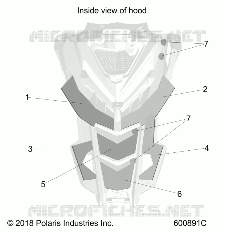 HOOD FOAM/FIBER