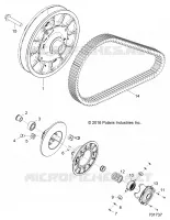 DRIVE TRAIN, SECONDARY CLUTCH