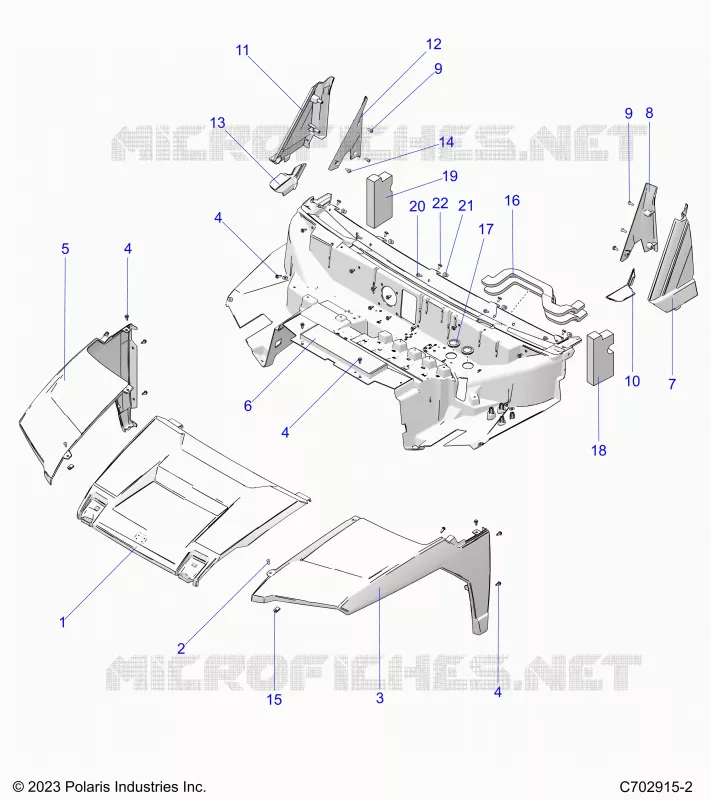 HOOD, LINER, FRONT FENDERS, A PILLARS