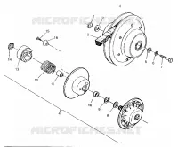 DRIVEN CLUTCH ASSEMBLY SWEDISH 4X4 400L S948140 (4926912691C003)