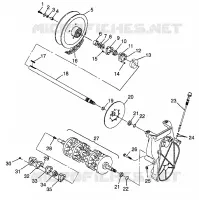 DRIVE TRAIN STORM 0975782, STORM S.E. H975782, EUROPEAN STORM S.E. E975782, (4937823782C007)