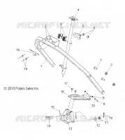 STEERING POST  ASM. AND STEERING HOOP