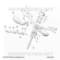 UPPER STEERING & HANDLEBAR ASM.