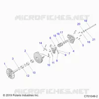 DRIVE TRAIN, PRIMARY CLUTCH