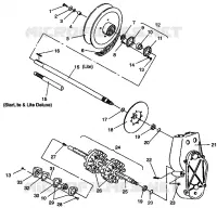 DRIVE TRAIN ASSEMBLY LITE/0933433,STARLITE/0933427 AND  LITE DELUXE/0933431 (4922972297015A)