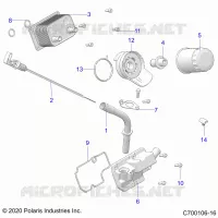 ENGINE, DIPSTICK & OIL FILTER