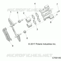REAR BRAKE CALIPER