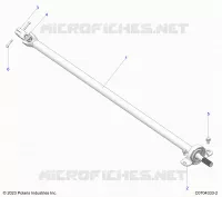 DRIVE TRAIN, REAR PROP SHAFT