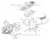 FRONT RACK   BUMPER MOUNTING (300) XPRESS 300 W969530 (4935923592A010)