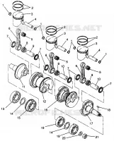 PISTON   CRANKSHAFT STORM 0965782, STORM SKS 0965582,  EURO STORM E965782 (4931593159D004)