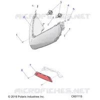 HEADLIGHT AND TAILLIGHT