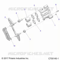 BRAKES, REAR CALIPER
